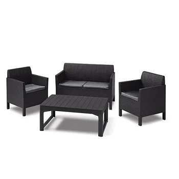 Baštenski set Orlando sa Lyon stolom grafit CU 232295 Baštenski set Orlando sa Lyon stolom grafit CU 232295